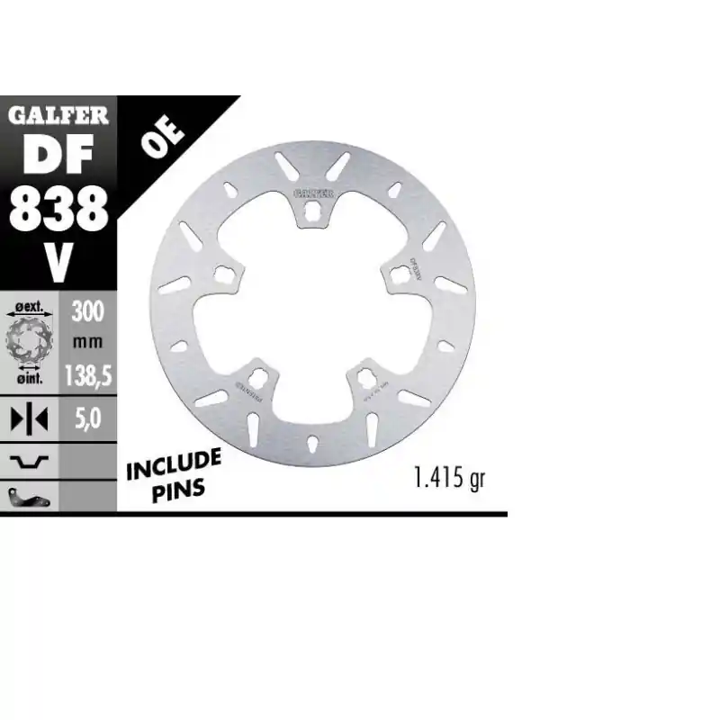 BRAKE DISC FIXED ROUND Jusqu&rsquo;à Épuisement Des Stocks