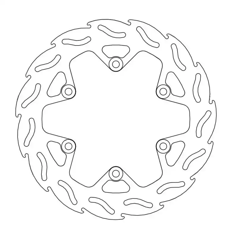 Prix Bas BRAKE DISC FLAME REAR