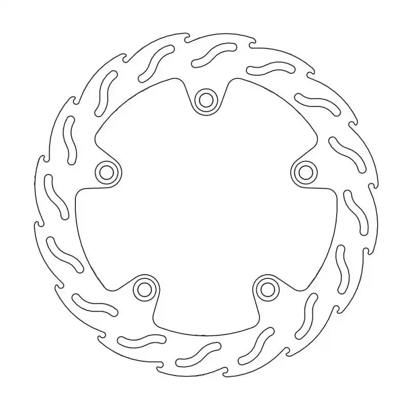 Réduction BRAKE DISC FLAME REAR