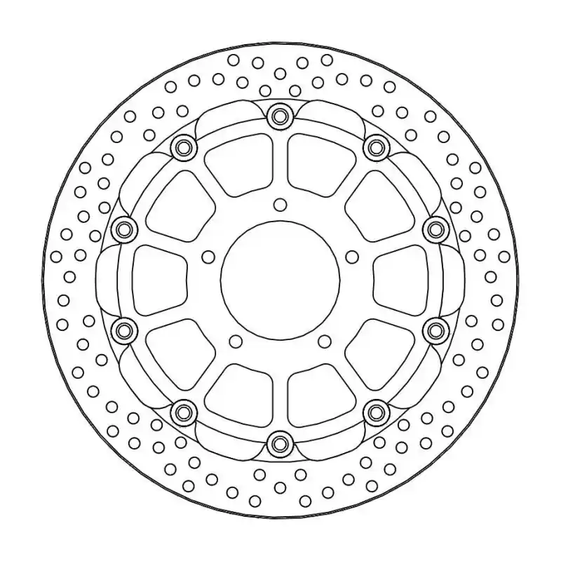 BRAKE DISC HALO RACING FR Super Prix