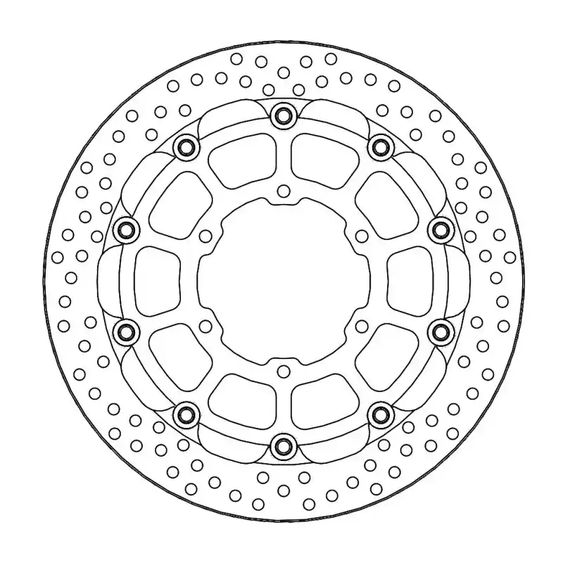 BRAKE DISC HALO RACING FR Commander Vite