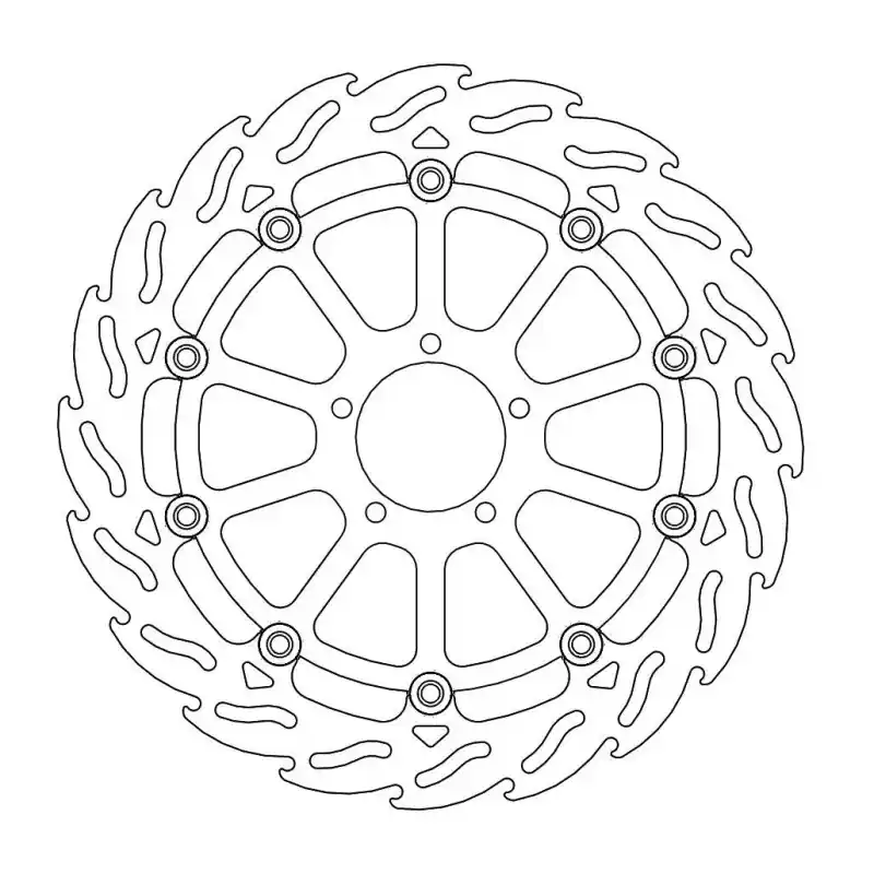 Bon Marché BRAKE DISC FLAME FLOAT FT L