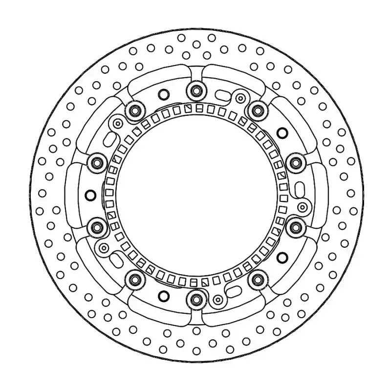 Haute Qualité BRAKE DISC HALO T-FLOATER FT