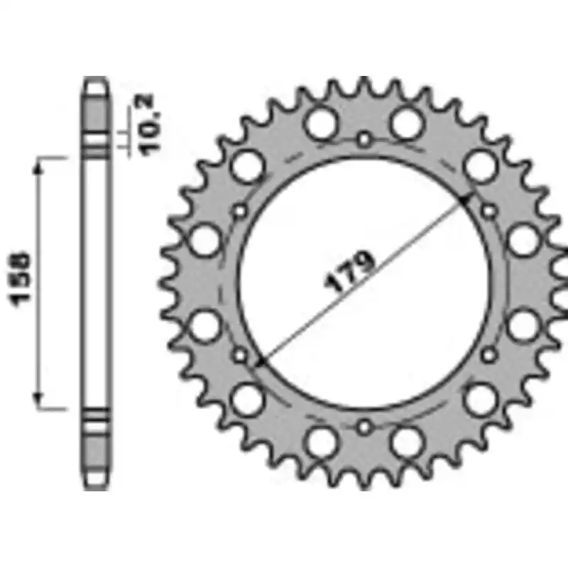 Acheter Direct Couronne PBR acier standard 4427 - 525