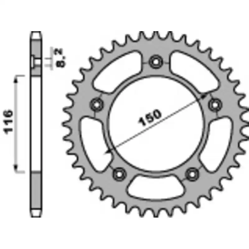 Couronne PBR acier standard 4329 – 520 Bon Marché