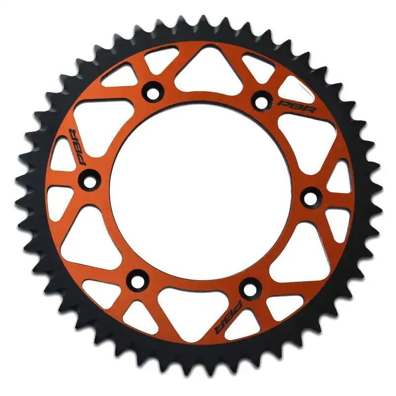 Couronne PBR Twin Color aluminium ultra-light anti-boue anodisé dur 4649 – 520 Super Prix