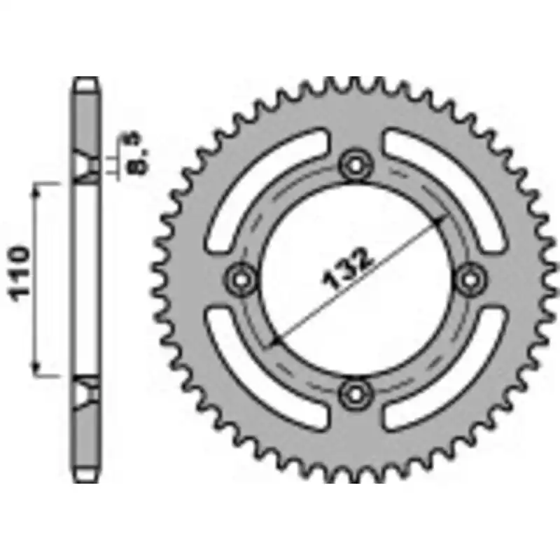 Couronne PBR aluminium Ultra-Light 4486 - 428 Nouveauté