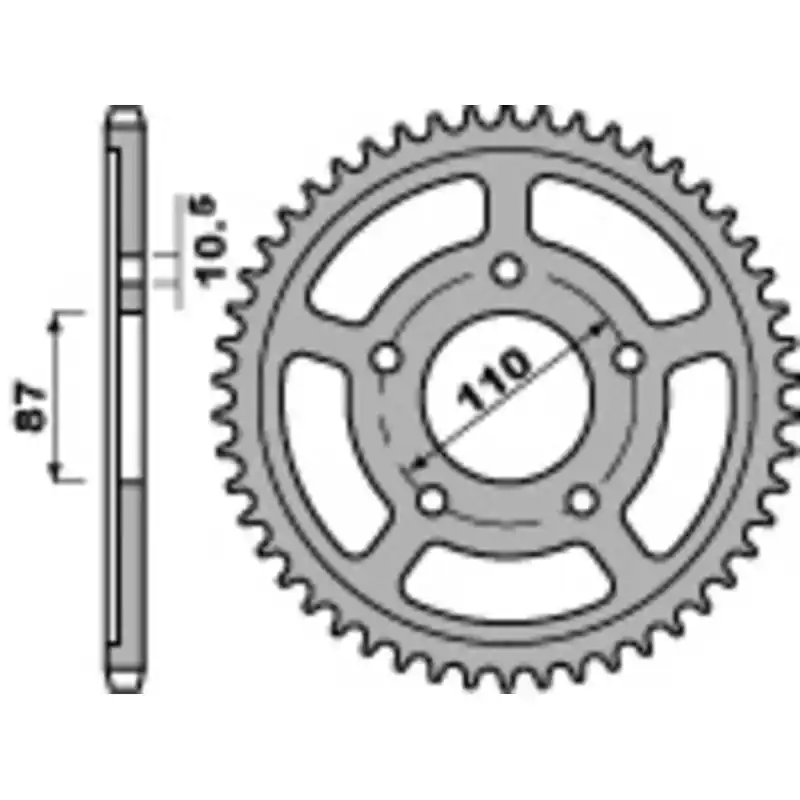 Couronne PBR acier standard 795 - 520 Promotion