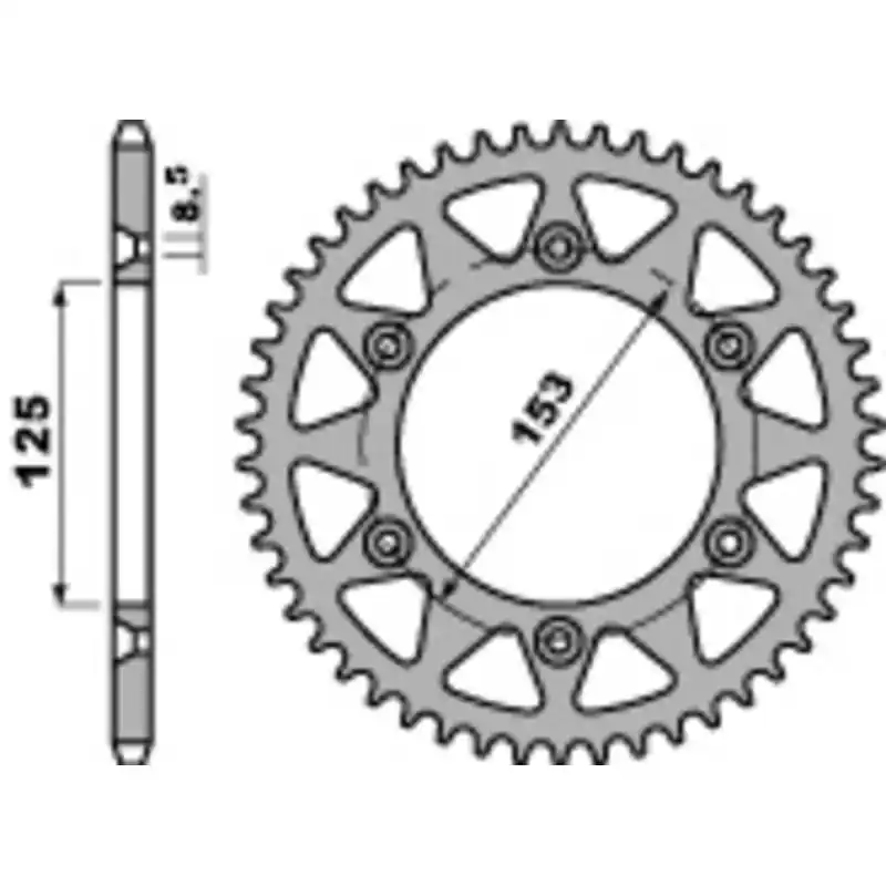 Couronne PBR acier standard 289 - 520 Offre Du Jour