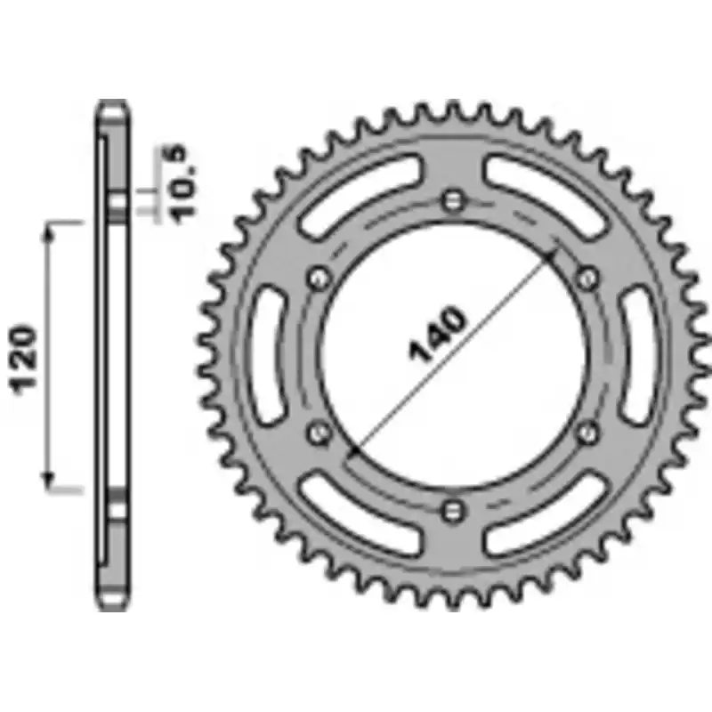 Couronne PBR acier standard 498 - 530 Affaire À Saisir