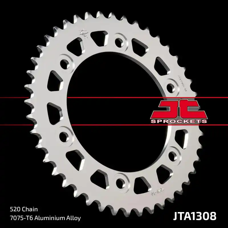 Certifié Couronne JT SPROCKETS aluminium ultra-light 1308 – 520
