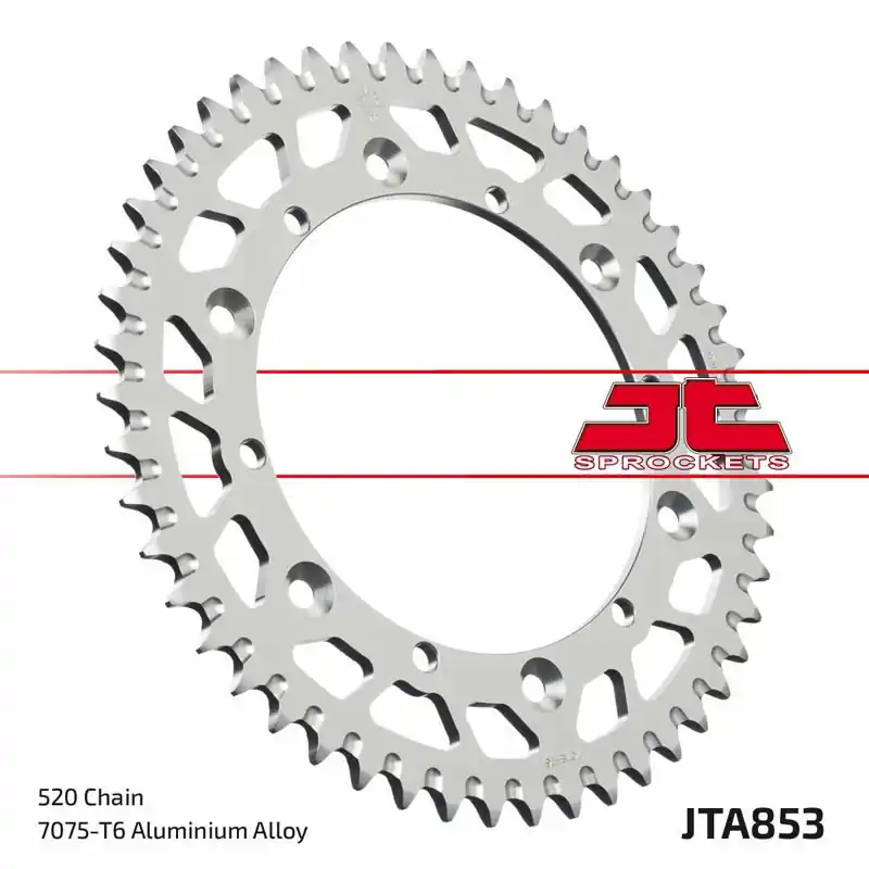Couronne JT SPROCKETS aluminium ultra-light anti-boue 853 – 520 Bon Plan