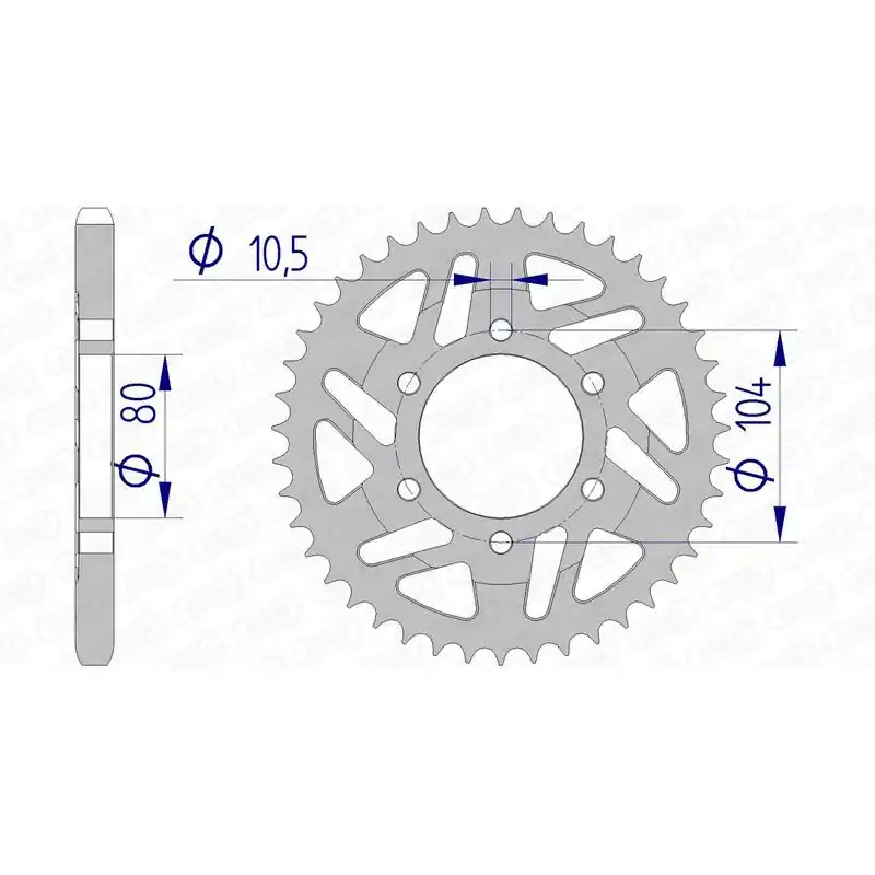 Acheter En Ligne Couronne AFAM aluminium 17610525