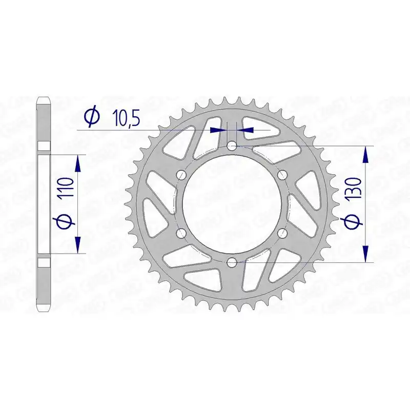 Promotion Couronne AFAM aluminium 13814 - 520