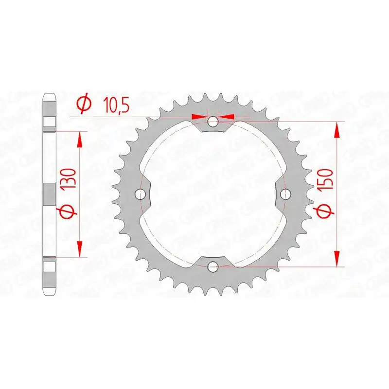 Couronne AFAM acier standard 92328 - 520 Acheter En Ligne