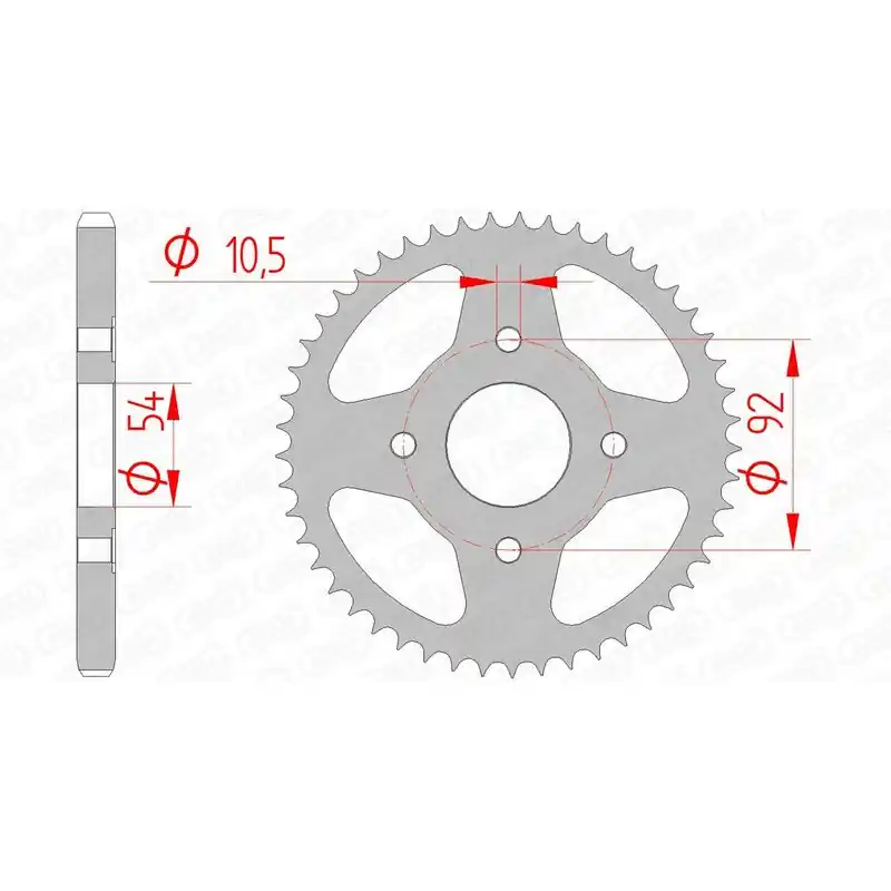 Populaire Couronne AFAM acier standard 12202 - 428
