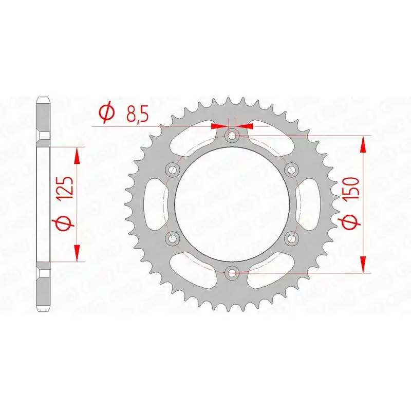 Super Prix Couronne AFAM acier standard 71304 - 520