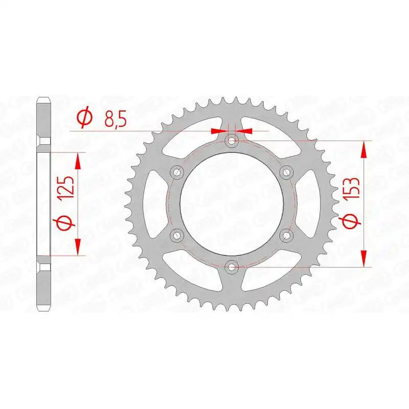 Promotion Couronne AFAM acier standard 10212 - 520