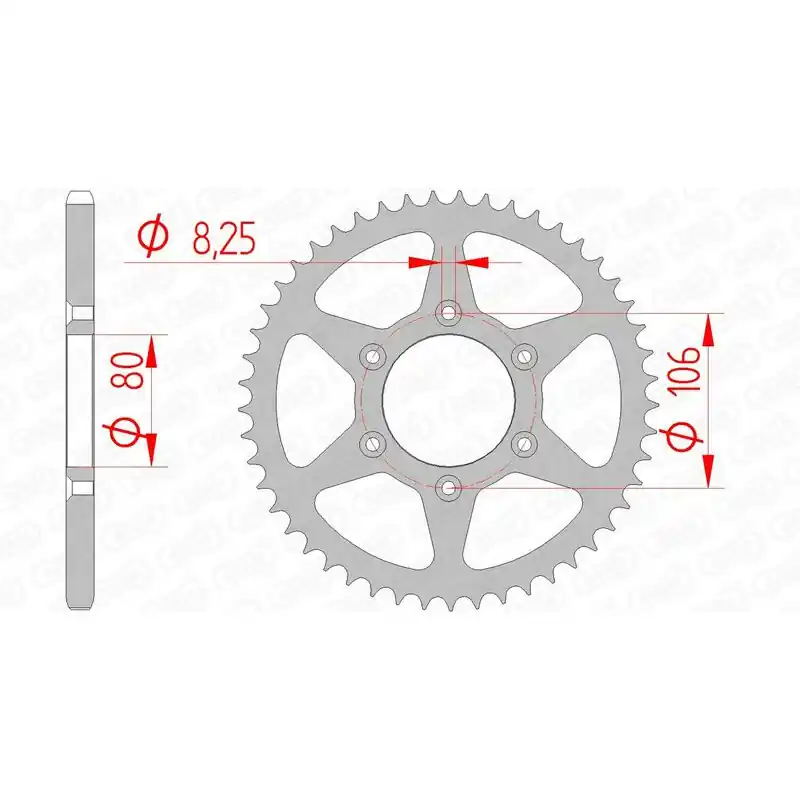 Offre Spéciale Couronne AFAM acier standard 35204 - 520