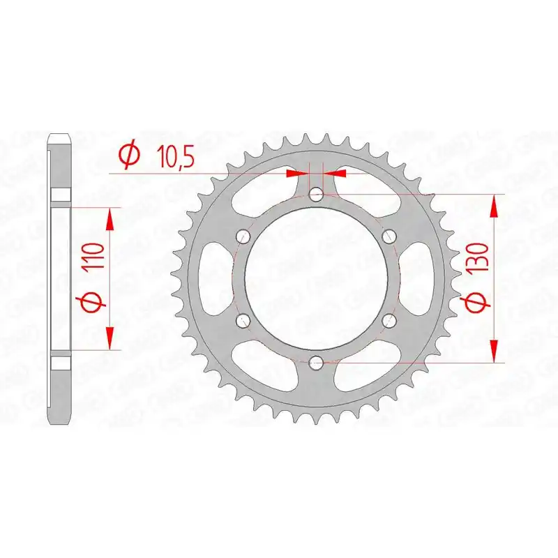Promotion Saisonnière Couronne AFAM acier standard 12815 - 525