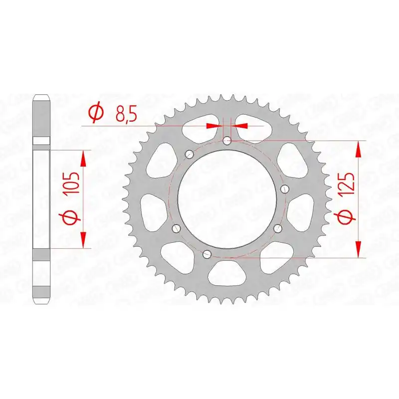 Super Prix Couronne AFAM acier standard 47200 - 428