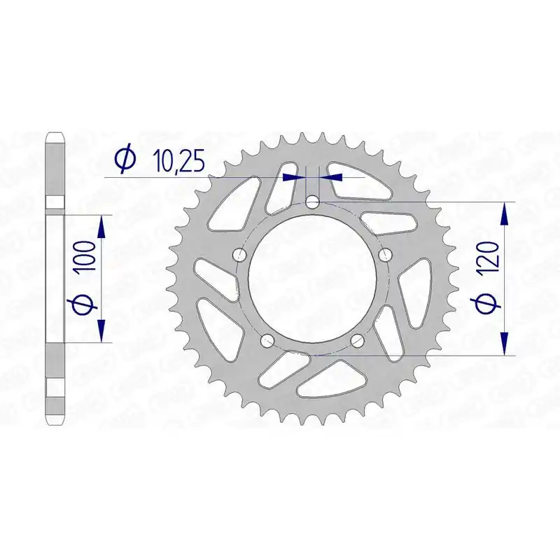 Seulement Aujourd'hui Couronne AFAM aluminium 36801 - 520