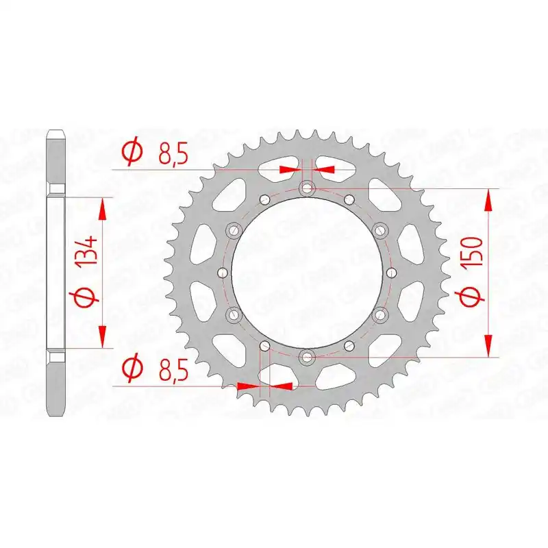 Satisfait Ou Remboursé Couronne AFAM acier standard 16204 - 520