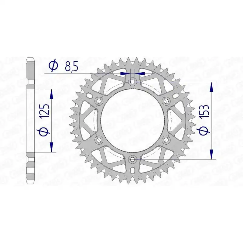 Petit Prix Couronne AFAM aluminium Ultra-Light 11212 - 520