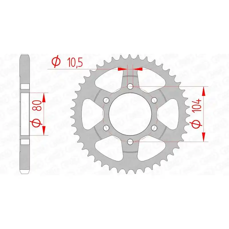 Acheter En Ligne Couronne AFAM acier standard 16610 – 525