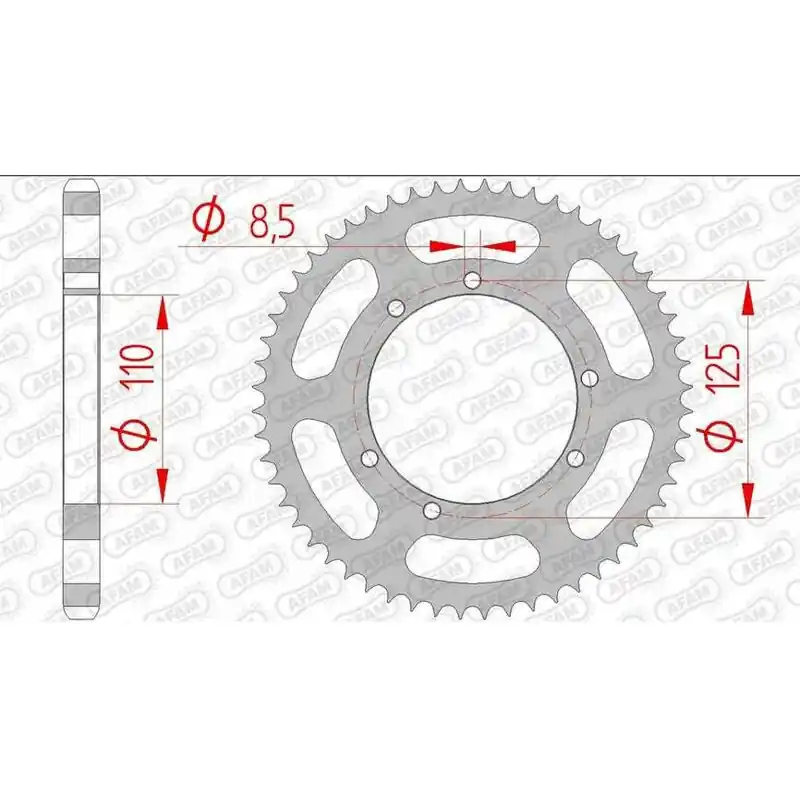 Couronne AFAM acier standard 59104 - 428 Quantité Limitée