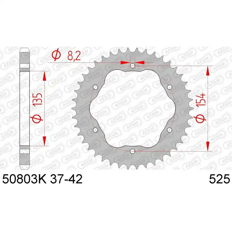 Prix Promo Couronne AFAM acier standard 50803K - 525