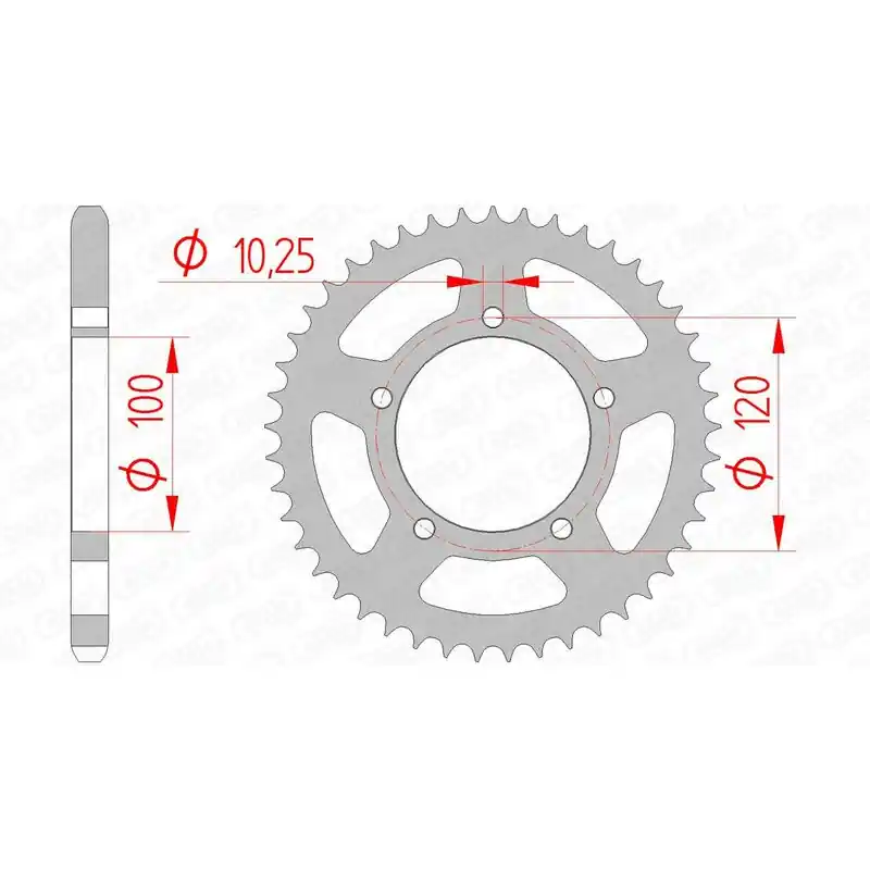 Populaire Couronne AFAM acier standard 35800 - 525