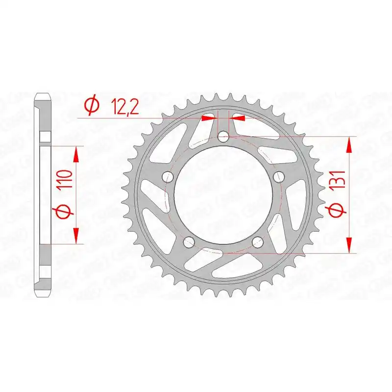 Soldes Couronne AFAM acier standard 164800 - 525