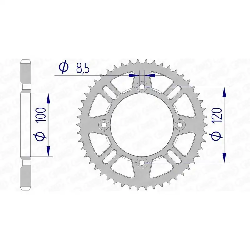 Nouveauté Couronne AFAM aluminium 15104 - 428