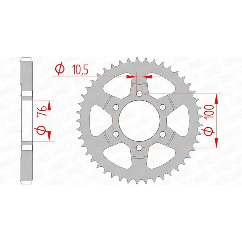 Petit Prix Couronne AFAM acier standard 14902 - 530