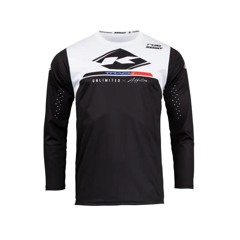 Haute Qualité Maillot Cross KENNY TRACK RAW Noir
