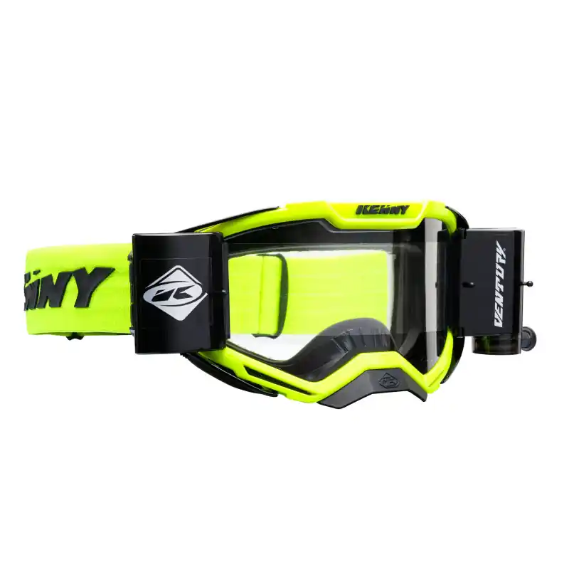 Masque Cross KENNY VENTURY PHASE 3 Jaune Fluo Soldes