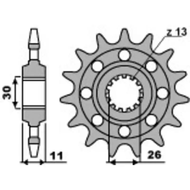Prix Cassé Pignon PBR Racing acier standard 579M - 520