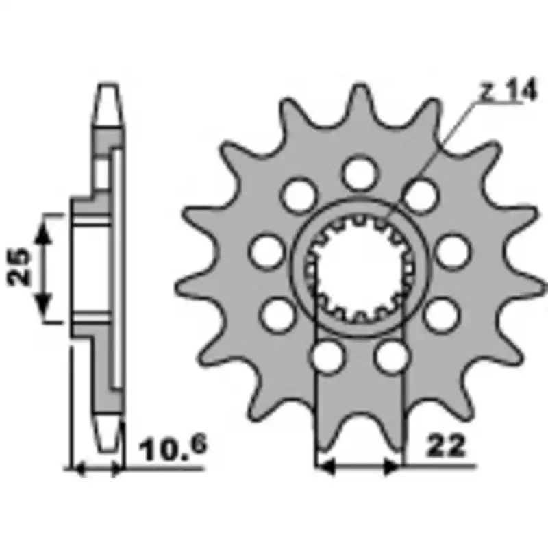 Pignon PBR acier standard 2127 - 520 Affaire À Saisir