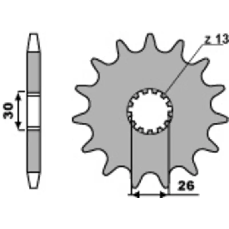 Promotion Saisonnière Pignon PBR acier standard 2130 - 525