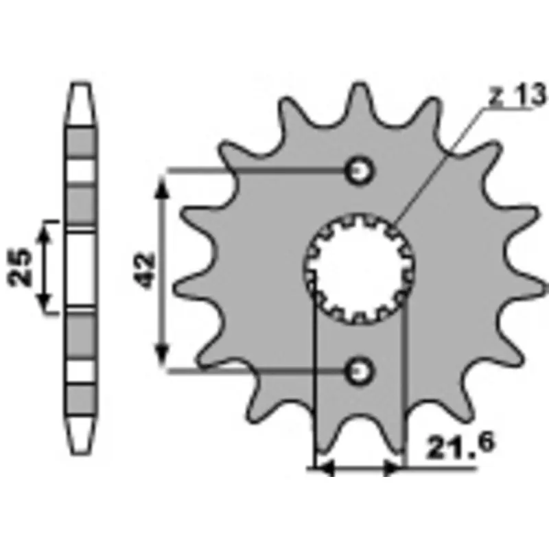 Petit Prix Pignon PBR acier standard 513 – 530