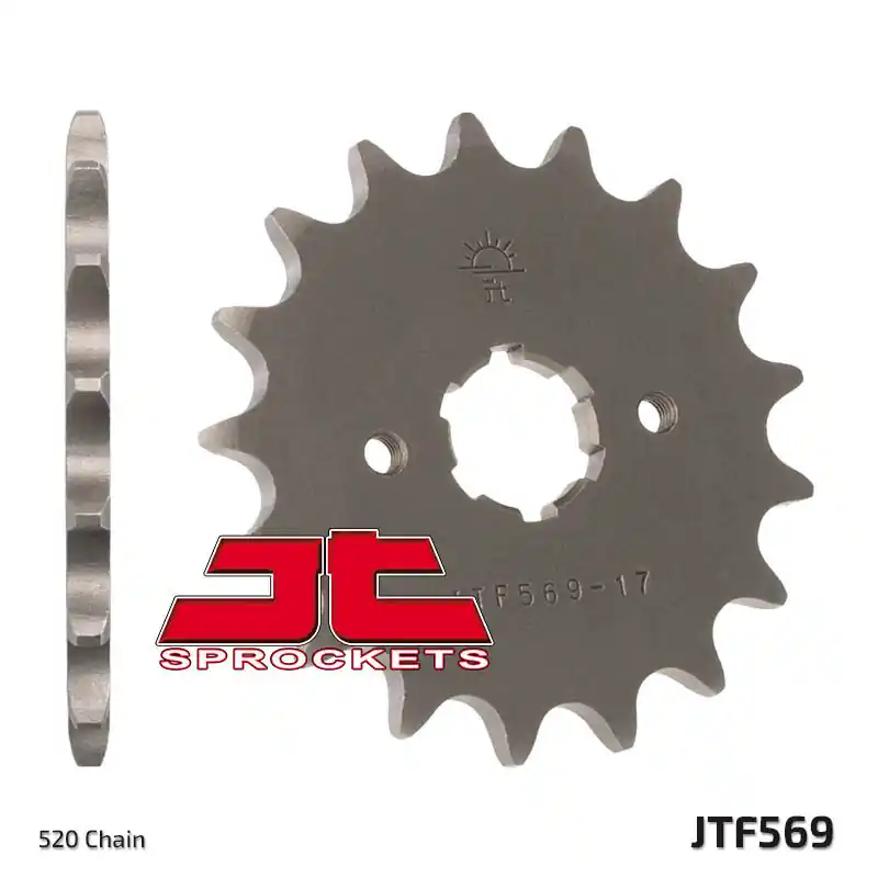 Pignon JT SPROCKETS acier standard 569 - 520 Offre Spéciale