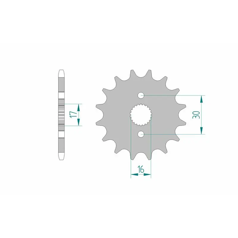 Pignon AFAM acier standard 20105 - 420 Vente Flash