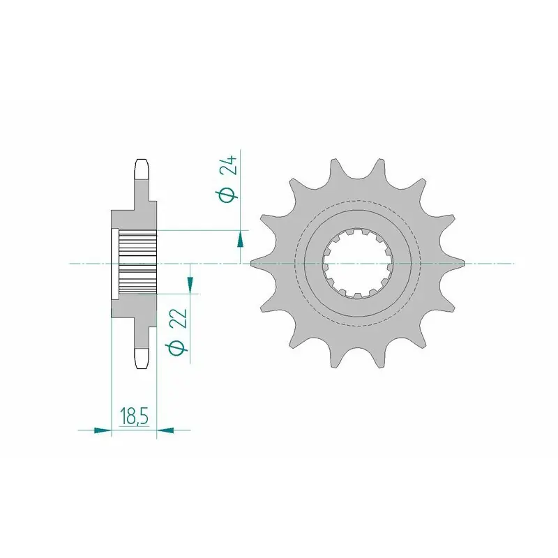 Pignon AFAM acier standard 24603 - 520 Affaire À Saisir