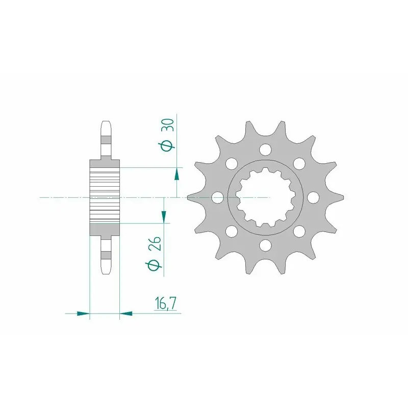 Achetez Aujourd'hui Pignon AFAM acier standard 20613 - 520