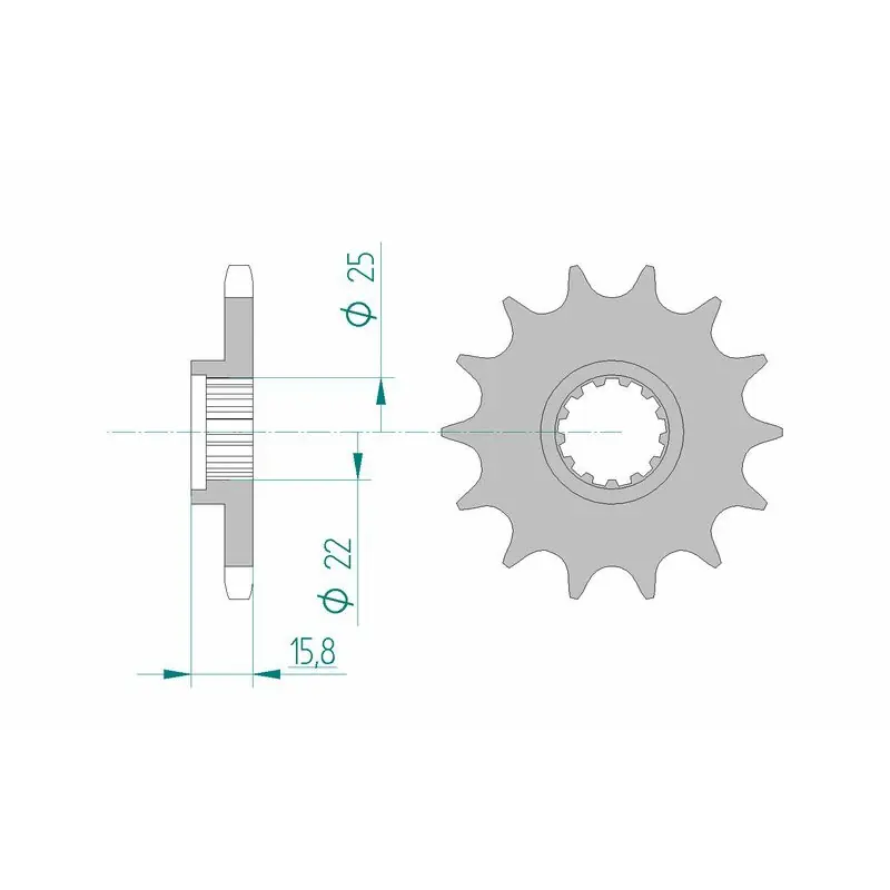 Meilleur Choix Pignon AFAM acier standard 24508 - 525