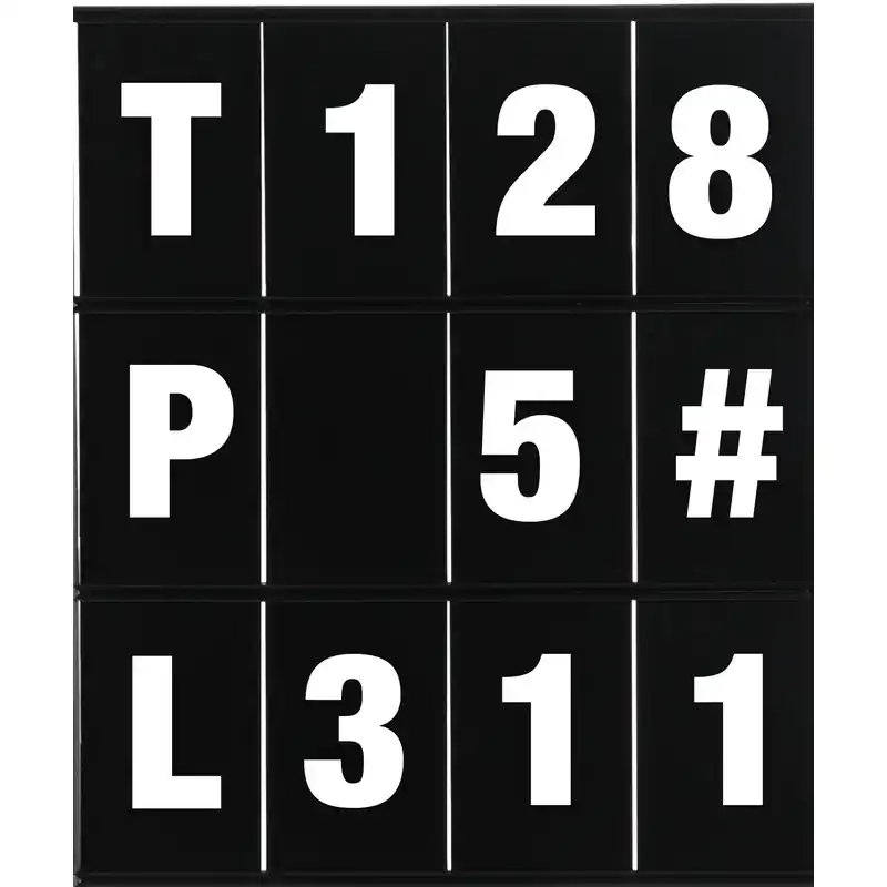Acheter En Ligne Kit chiffres et lettres LIGHTECH pour panneautage