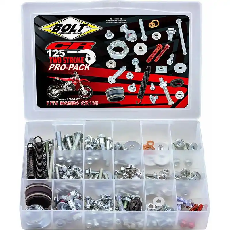 Pack visserie BOLT Honda CR125 Nouvel Arrivage