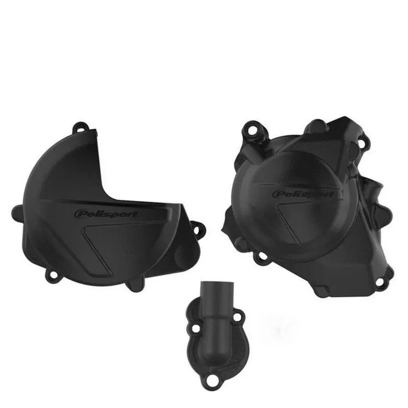 kit protection de carter d'embrayage, d'allumage et de pompe à eau POLISPORT - Honda CRF 450 R (17-22) Prix Bas