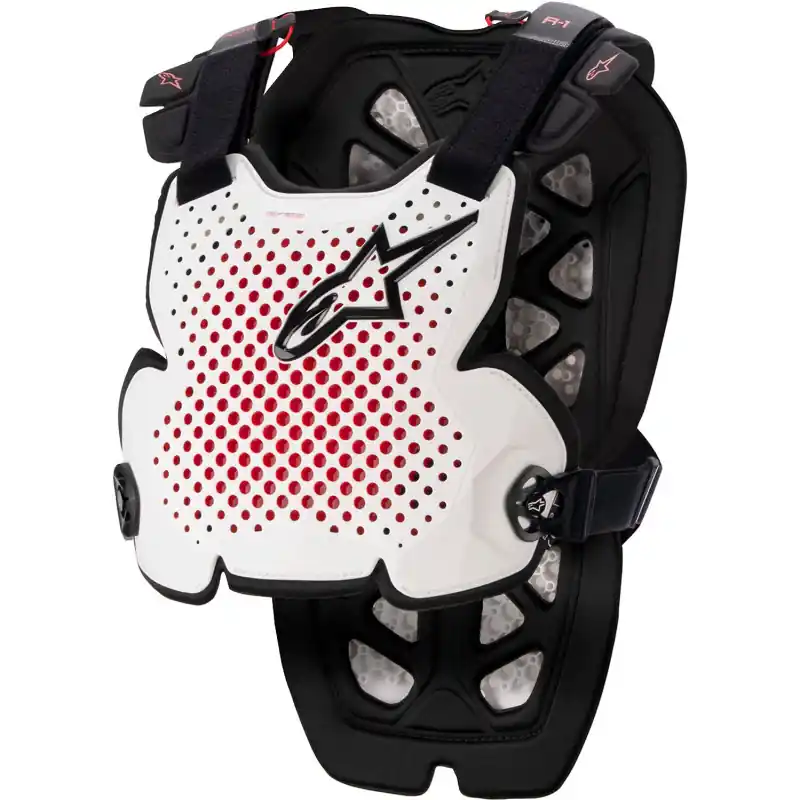 Pare Pierre Alpinestars A-1 Pro Blanc taille M-L Retour Gratuit